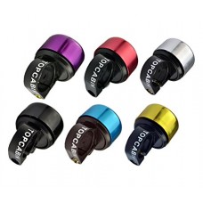 TOPCABIN Bike Bell Alloy Mini Bicycle Bell Ping Ring Lever Cycle Push Bike Bells scooter bell/Gold Blue Red Silver Purple Black - B06VS89LMV